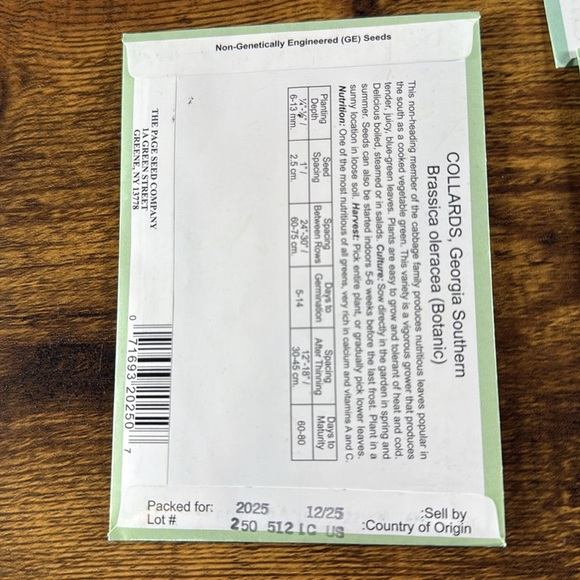 NWT Valley Greene Seed Packet Set Of 4 Different Varieties - Picture 7 of 8